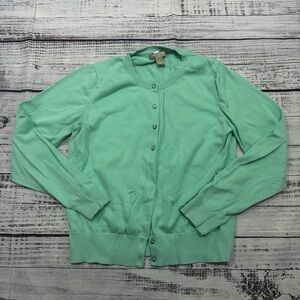 Banana Republic light green cardigan size large